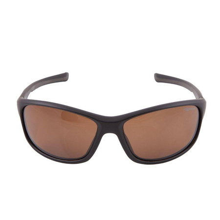 Korda Sunglasses Wraps Matt Black Frame Brown Lens