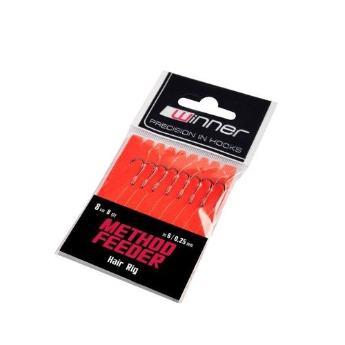 Winner Method Feeder przypon włosowy nr 14 / 0,18 / 8 cm / 7szt