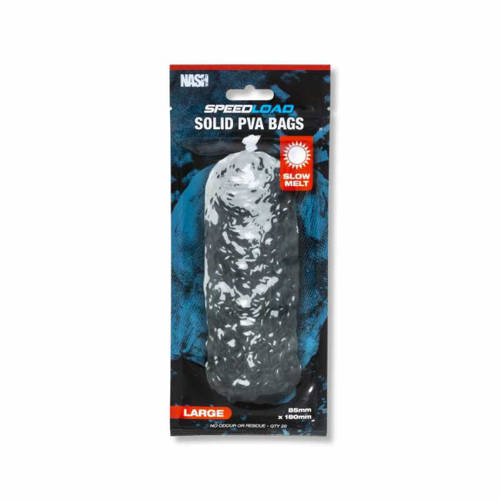 Nash Solid PVA Bags Slow Melt Large 85x180 mm