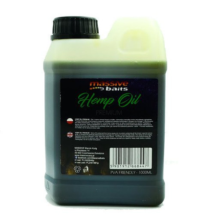Massive Baits Hemp Oil Premium Liquid 1000ml