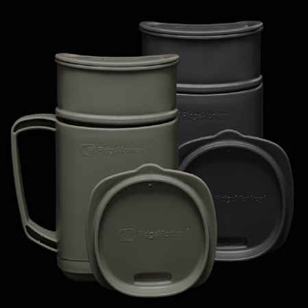 RidgeMonkey Thermomug DLX Brew Set Gunmetal Grey