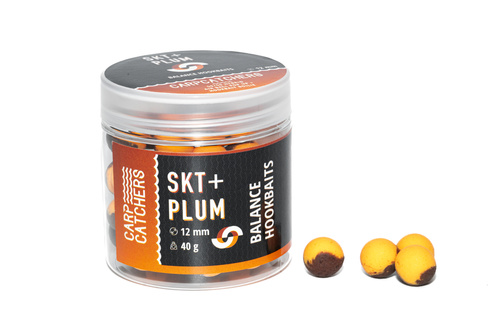 Carp Catchers Balanced Hookbaits SKT + Plum 12mm 40g