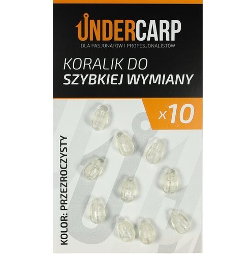 Undercarp Koralik do szybkiej wymiany - przeźroczysty
