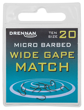 WIDE GAPE MATCH Haczyki Drennan 10szt.