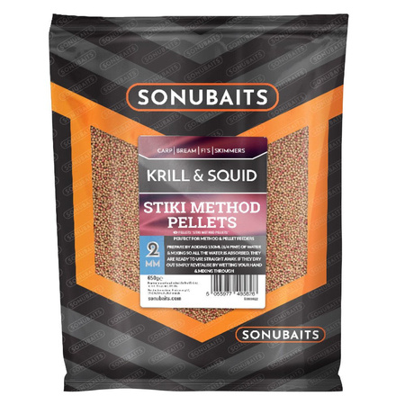 Sonubaits Kril l& Squid Stiki Feed Pellet 2mm 650g