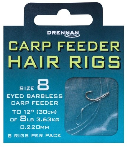 Drennan Carp Feeder Hair Rigs size 10 - Gotowe przypony