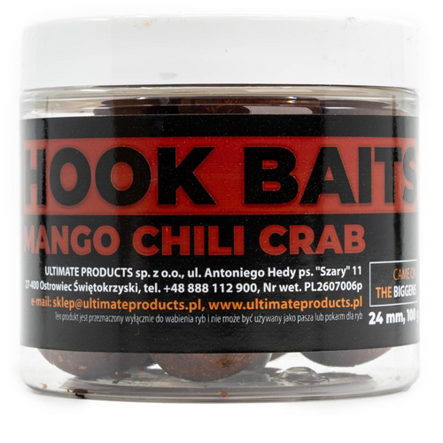 Ultimate Products Mango Chilli Crab Hook Baits 24mm
