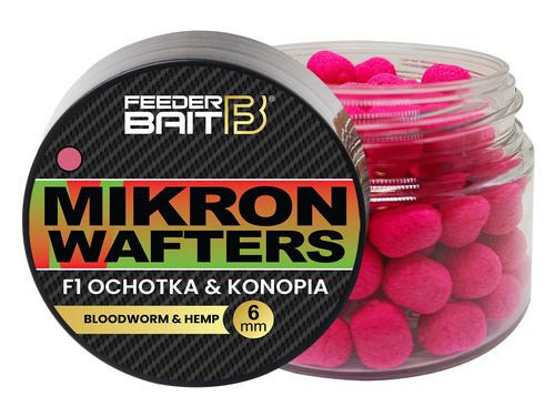 Feeder Bait Mikron Wafters F1 Ochotka & Konopia 6mm
