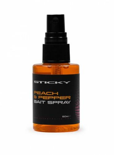 Sticky Baits Peach & Pepper Bait Spray 50ml