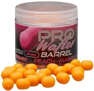 Starbaits Probiotic Peach & Mango Barrel Wafters 14mm