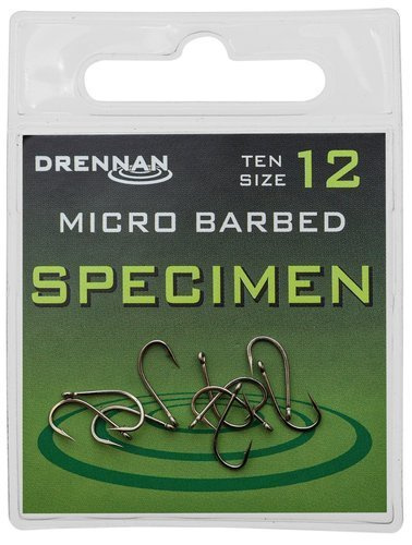 Drennan Specimen Micro Barbed size 18 - Haczyki 10szt.