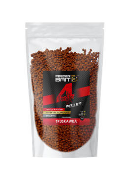Feeder Baits Pellet Truskawka 4mm 800g