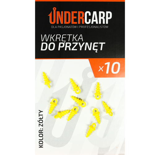 Undercarp Wkrętka do przynęt – żółty