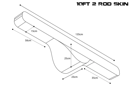 Nash Scope OPS Soft Protect 2 Rod Skin 10ft