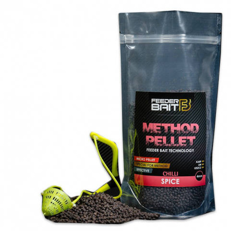 Feeder Baits Pellet Black Spice Pikantny 4mm 800g