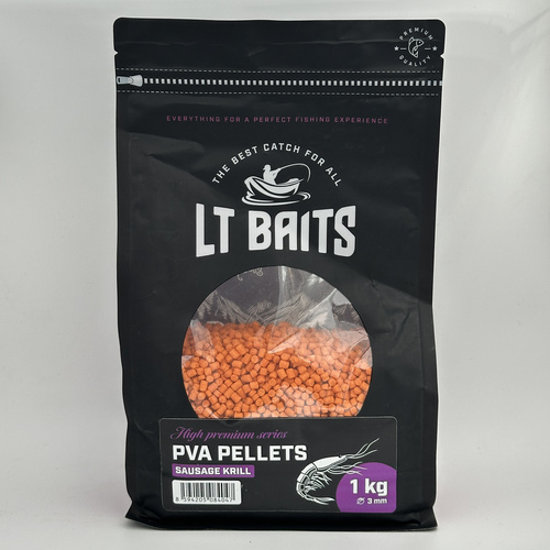 LT Baits Sausage Krill PVA Pellets 3mm 1kg