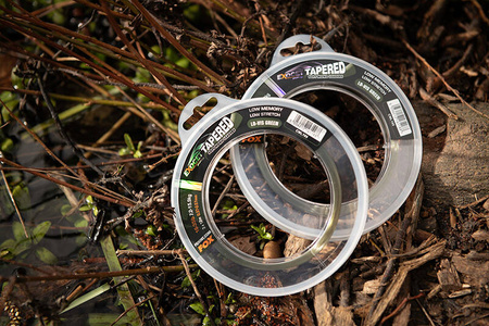 Fox Exocet Pro Tapered Leader Lo-Vis Green 0.37-0.57mm 16-35lb 3x12m