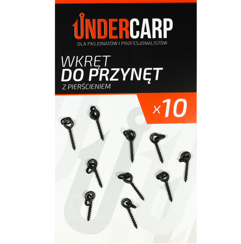 Undercarp Wkręt do przynęt z pierścieniem 8mm