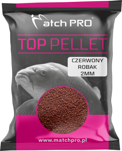 MatchPro Czerwony Robak Pellet 2mm 700g