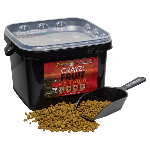 Starbaits Mixed Pellets Crayzi Fruti 1.7kg Box