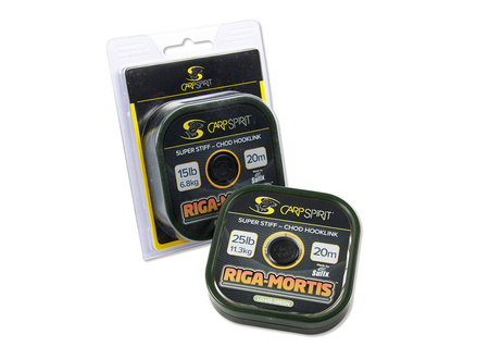 Carp Spirit Riga Mortis Super Stiff Green 25lb 20m