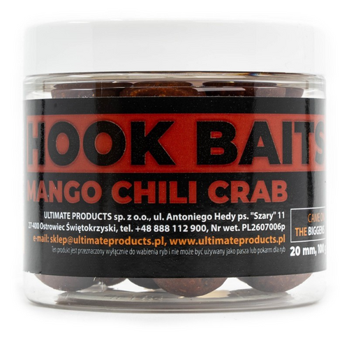 Ultimate Products Mango Chilli Crab Hook Baits 30mm