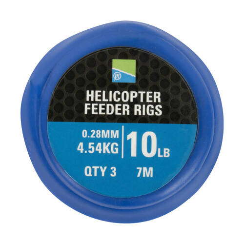 Preston Helicopter Feeder Rigs 0.28mm 10lb 7m