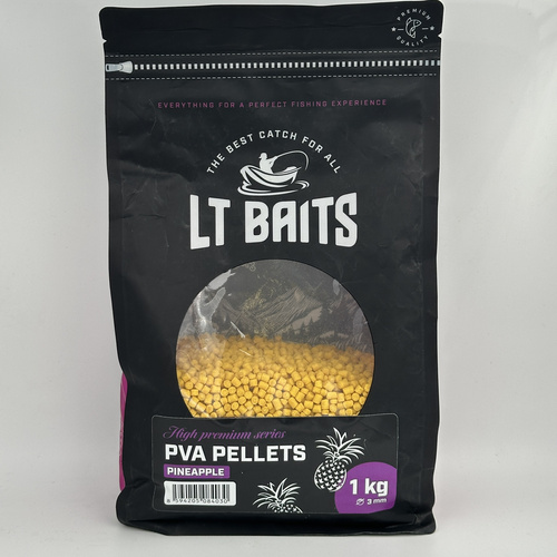 LT Baits Pineapple PVA Pellets 3mm 1kg