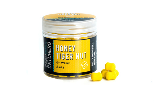 Carp Catchers Fluo Dumbell Wafter Honey Tiger Nut 12x9mm 45g