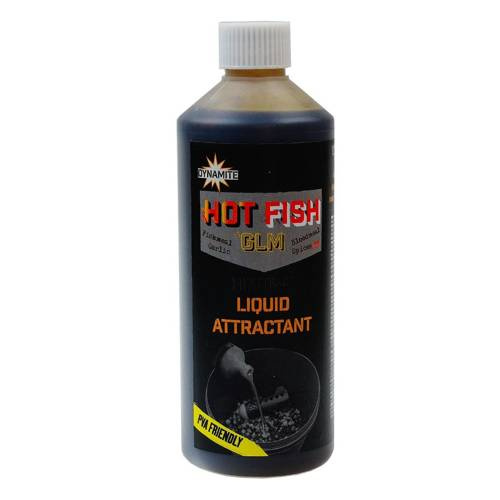 Dynamite Baits Hot Fish & GLM Liquid Attractant 500ml