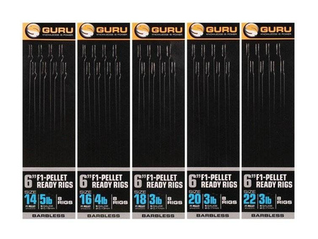 Guru F1 Pellet Pole Rig 6" Size 14 