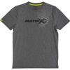 Matrix Hex Print T-Shirt Grey Marl