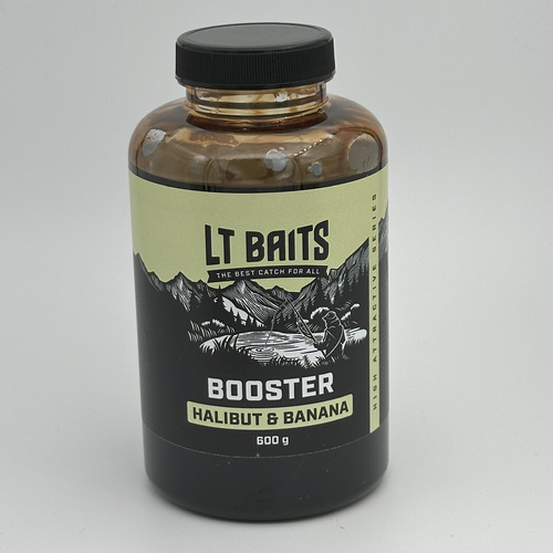 LT Baits Booster Halibut Banana 600gr