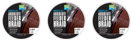 Preston Reflo Absolut Feeder Braid 0.08mm 13.2lb 6kg 150m