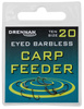Drennan Eyed Barbless Carp Feeder size 14 - Haczyki 10szt.