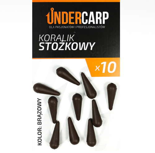 Undercarp Koralik stożkowy – brązowy