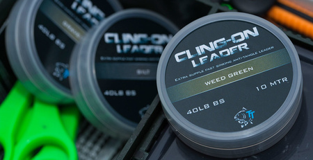 Nash Cling-On Unleaded Leader Weed 65lb 7m