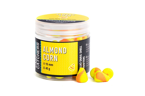 Carp Catchers Fluo Snail Shell Wafters Almond Corn 15mm 45g