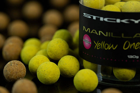 Sticky Baits Manilla Yellow Ones Wafters 16mm