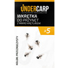 Undercarp Wkrętka do przynęt z mikro krętlikiem - przeźroczysta