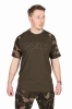 Fox Camo Outline Print T-Shirt Khaki