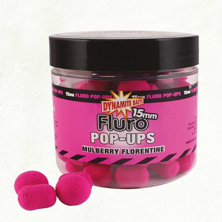 Dynamite Baits Fluoro Pop Up Mulberry Florentine 15mm