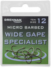Drennan Wide Gape Specialist size 12 - Haczyki 10szt.