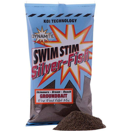 Dynamite Baits Swim Stim Silver Fish Groundbait Dark 900g