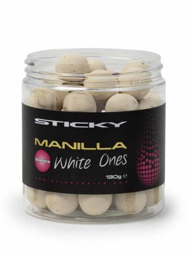 Sticky Baits Manilla White Ones Wafters 16mm