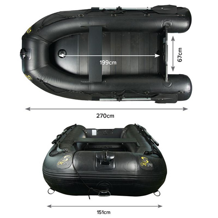 Carp Spirit Black Boat Alu 270