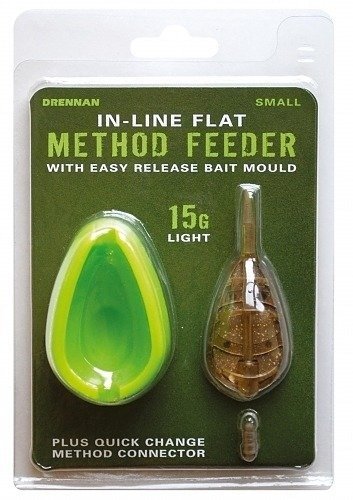 Drennan In-Line Flat Method Feeder Small 25g Zestaw