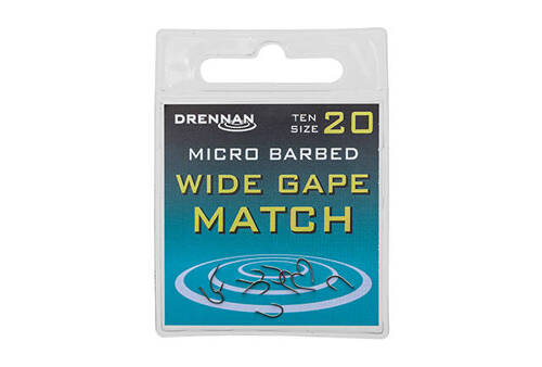 Drennan Micro Barbed Wide Gape Match size 14