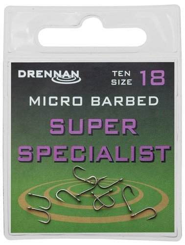 Drennan Super Specialist Micro Barbed size 2 - Haczyki 10szt.