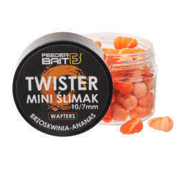 Feeder Bait Twister Mini Ślimak Wafters Brzoskwinia & Ananas 10/7mm